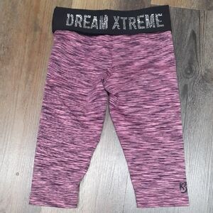 Girls KBee Pink Capri Leggings